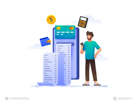 Tracking And Manage Your Expenses Illustration By M Wildan Cahya