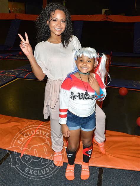Christina Milians 7 Year Old Daughter Channels Suicide Squad For