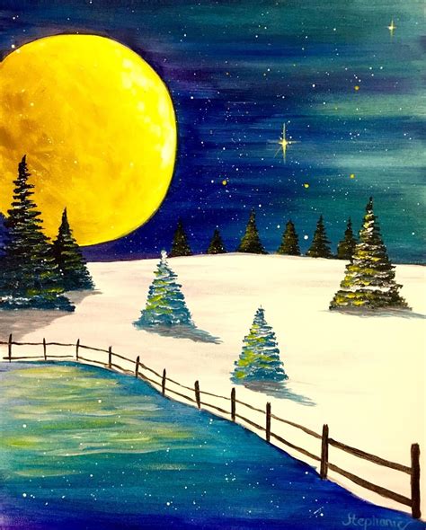 Winter Wonderland 35 Winter Scene Paintings Winter Painting