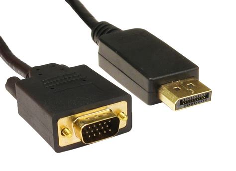 2020 popular 1 trends in consumer electronics, computer & office, home improvement, automobiles & motorcycles with desktop vga cable and 1. DisplayPort To VGA Cable 1M | Novatech