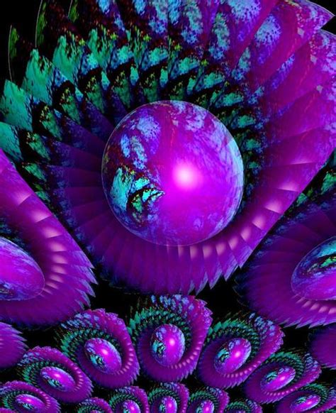 Purple Decor Abstract Art Swirl Reiki Energy Art Print