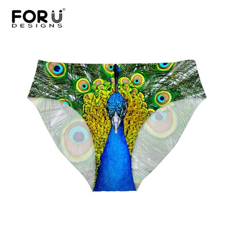 Forudesigns Ultra Thin Women Panties Animal Print Comfortable Underwear