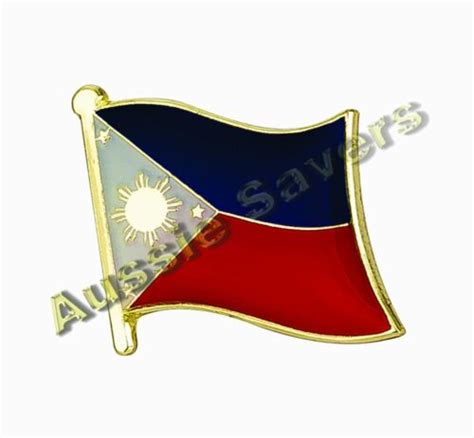 Philippines Filipino Flag Enamel Pin Badge Bnip Ebay