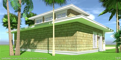 The vertical roof is the strongest roof style, and it guards against leakage with a load reduction system that ensures leaves, rain, and snow don't collect on the roof. 3 Car Garage with Natural Lighting. Tyree House Plans.