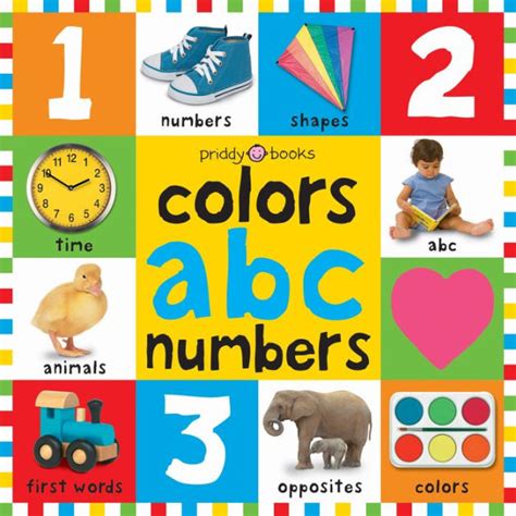 Colors Abc Numbers Bright Baby Series By Roger Priddy Board Book