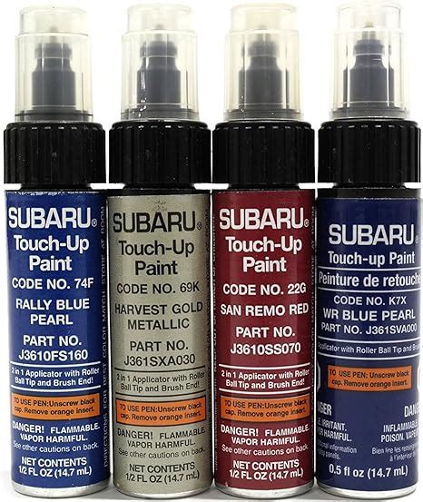 Genuine Subaru J3610fs150 Touch Up Paint Canyon Red Pearl Paint Code