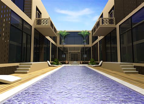 Bastakiya Villa Dubai Uae Ngs Architects