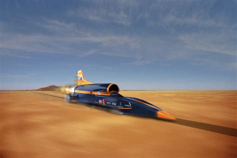 He holds at record at 152.2 mph. 1,000 mph Land Speed Record Car Fires Up Its Engines ...