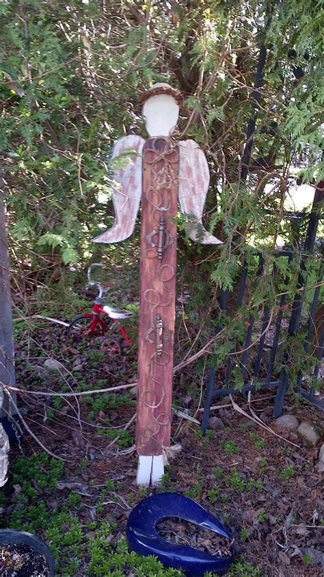 Wooden Angel Garden Art Crafts Angel Garden Art Garden Angels