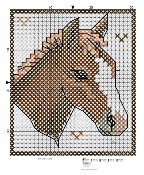 Horse Head Cross Stitch Cross Stitch Patterns