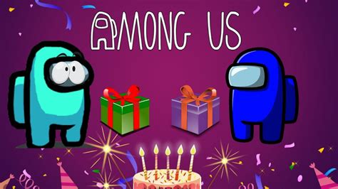 Among us birthday party decorations, among us party ideas, among us party supplies, among us party printables. My Friends Birthday Party (In Among Us!!!) Funny gameplay ...
