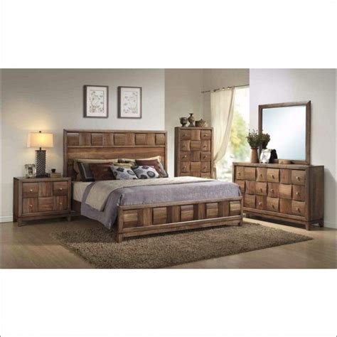 Bed designs images inspiration unusual double bed designs in wood. Teak Wood Block Bed Walnut - King Size - Latest Teak Wood Bed Designs - Teak Wood Furniture