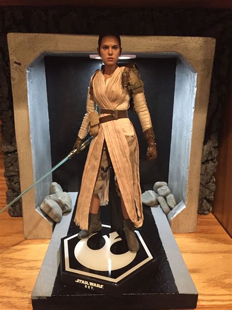 Hot Toys Rey Force Awakens Diorama Display Sideshow Collectibles Star Wars Figures Star Wars