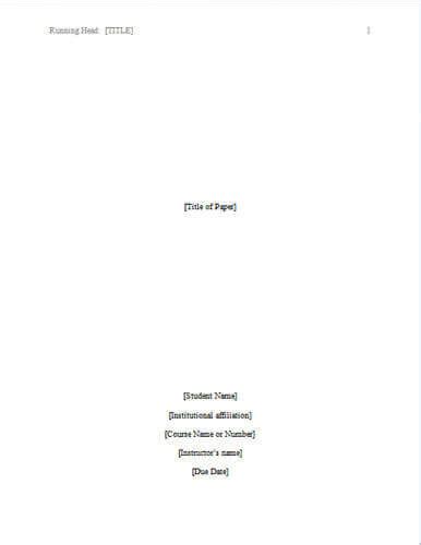 This document details apa, 6th edition paper formatting using microsoft office 365. How Do I Write An APA Cover Page? (FREE Templates) | Hloom