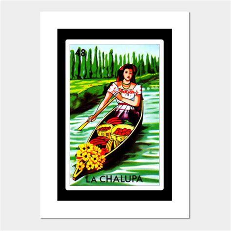 La Chalupa Loteria Mexicana Pop Art Print En 2020 La Chalupa Cartas Images And Photos Finder