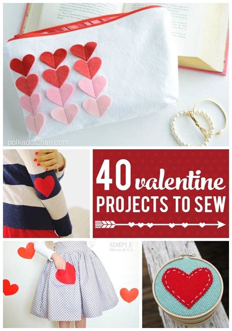 40 Valentines Day Projects To Sew On Polka Dot Chair My Funny