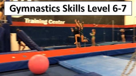 Gymnastics Skills Level 6 7 Youtube
