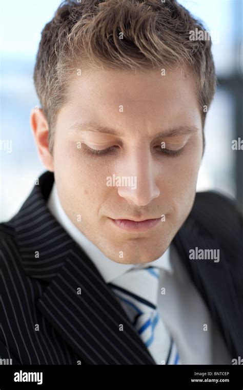 Attractive Businessman Looking At Camera Stock Photo Alamy