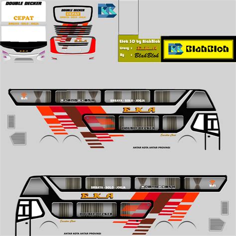 Livery bussid eka sdd ini mengumpulkan berbagai macam skin livery bus seperti livery bus double decker dari sempati star, putra mas, efisiensi, livery bus double decker agra mas ataupun. 65+ Livery BUSSID SDD (Double Decker) Koleksi HD Part 4 ...