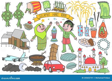 Kartun Balik Kampung Kampung Cartoon Stock Illustrations 37 Kampung