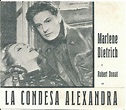 La condesa Alexandra (1937) - tt0029087 - esp. | Condesa, Cine, Cartel