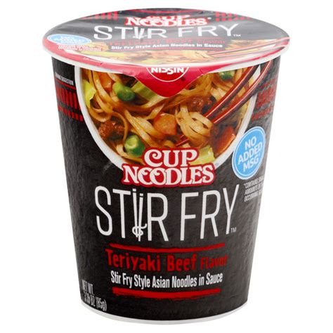 Nissin Cup Noodles Stir Fry Teriyaki Beef Flavor Asian Noodles In Sauce Hot Sex Picture