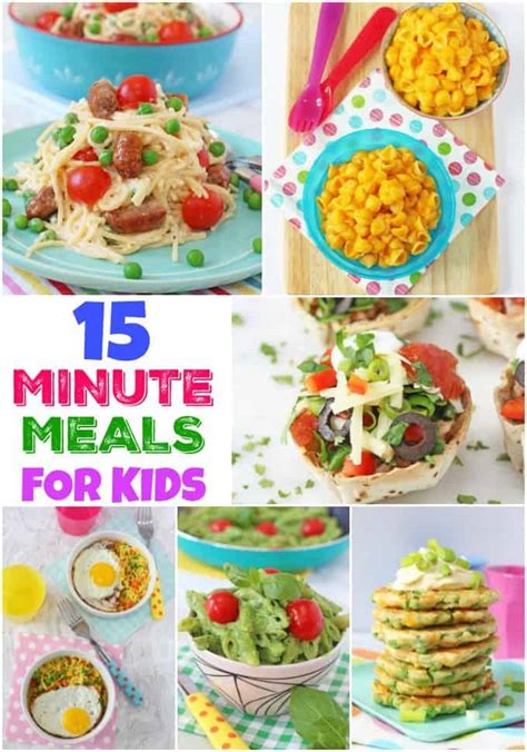 15 Of The Best 15 Minute Or Less Kids Dinners My Fussy Eater