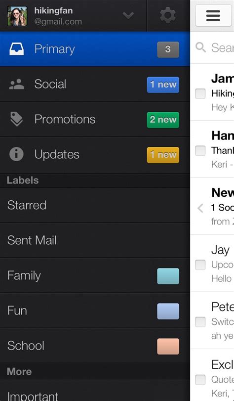 Gmail Ios App Gets Tabbed Inbox New Notification Options