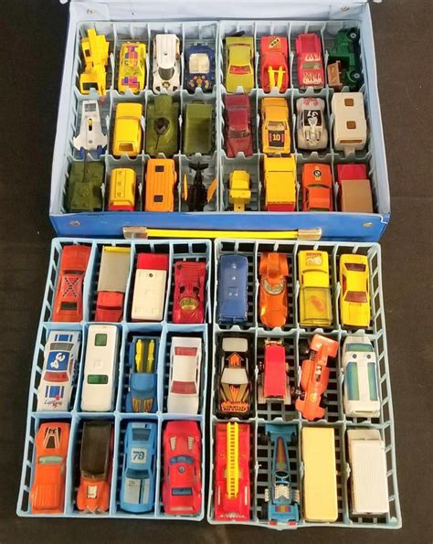 Bid Now Vintage Matchbox Carry Case With 48 Cars December 3 0122 10