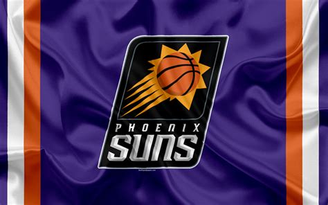 Download Wallpapers Phoenix Suns Basketball Club Nba Emblem Logo