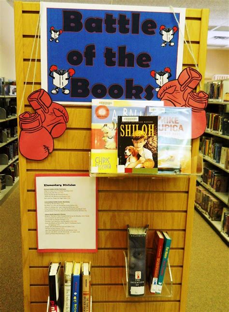 Battle Of The Books Displays From The Short Stacks January Displays
