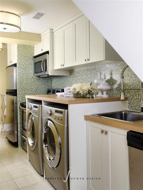 Laundry Room In Kitchen Contemporary Laundry Room Jennifer