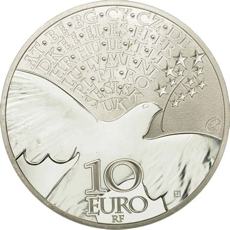 France 10 Euro Argent 2015 Europa 70 Ans De Paix En Europe Pieces