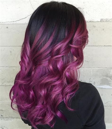 40 versatile ideas of purple highlights for blonde brown and red hair hair styles dark