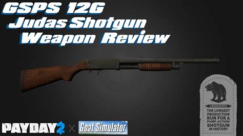 Payday 2 Gsps 12g Shotgun Review Youtube