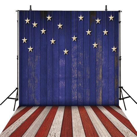 American Flag Photography Backdrops Independence Day Backdrop For
