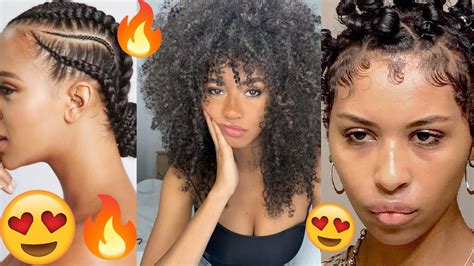 💛😍new Gorgeous Slayed Natural Hairstylles Compilation 💛⚡️ Youtube