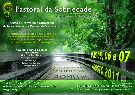 Pastoral da Sobriedade Fortaleza Ce II Curso de Formação e