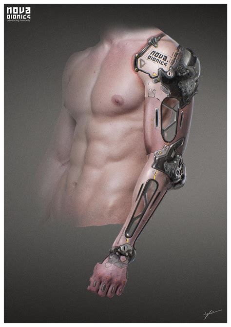 Cybernetic Arm Design Robot Design Cyborg Cyberpunk