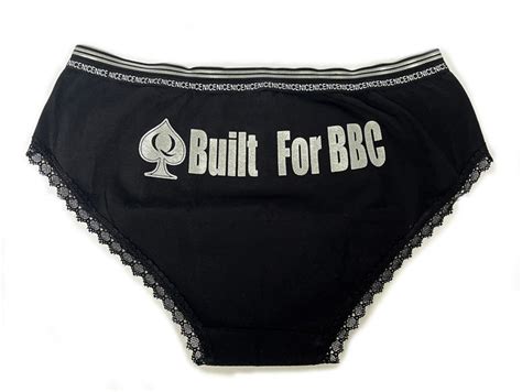 Built For Bbc Bikini Panty With Queen Of Spades Symbol Etsy
