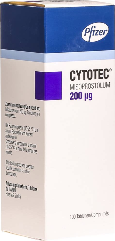 Cytotec Tabletten 200mcg 100 Stück In Der Adler Apotheke