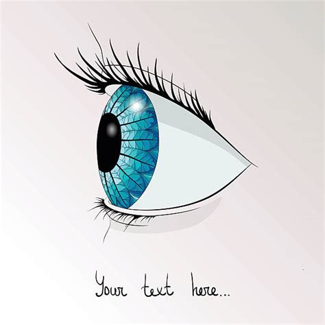 Human Eye Side View Illustrations Royalty Free Vector