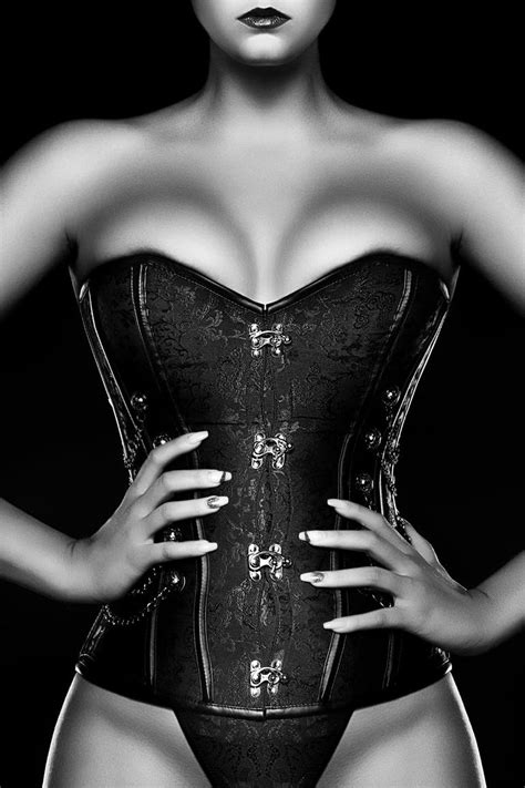 Woman Wearing Black Corset Photography By Johan Swanepoel Saatchi Art