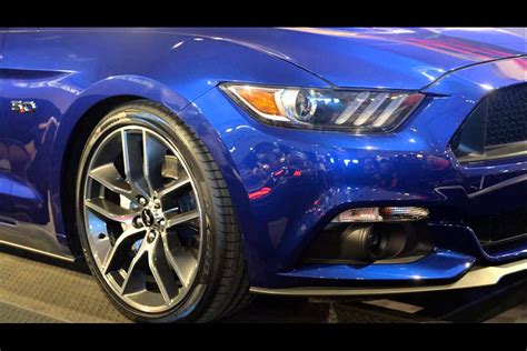 2015 Model Ford Mustang Deep Impact Blue Metallic Youtube