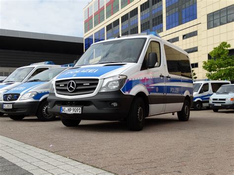 Neuer Polizei Hessen Mercedes Benz Sprinter Am 260915 Auf Der Iaa In