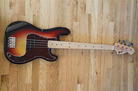 Sold 1977 Ibanez Silver Series Lawsuit Precision Bass