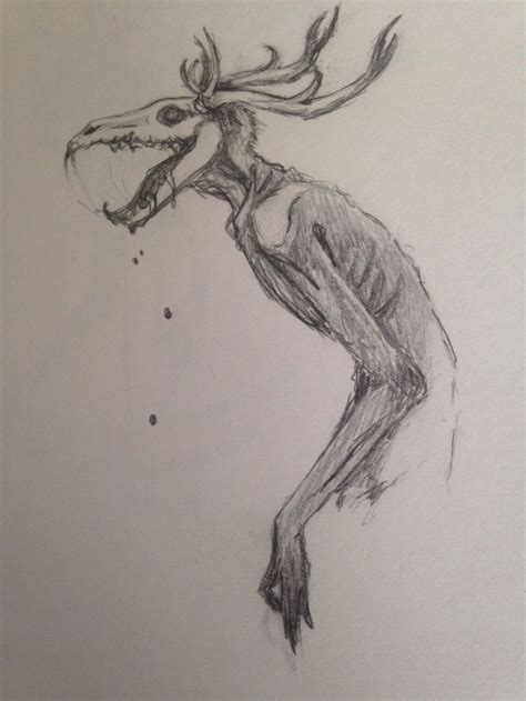 You can edit any of drawings via our online image editor before downloading. Wendigo by LazarusFrankenstein | Dark art drawings, Scary ...