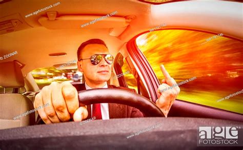 Man Driving A Car Stock Photo Picture And Royalty Free Image Pic