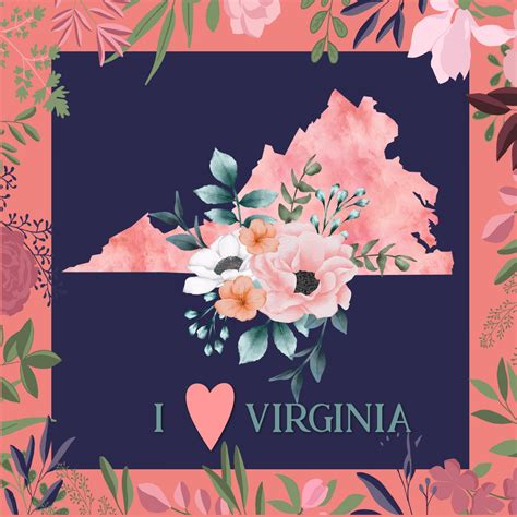 I Love Virginia Poster Free Stock Photo - Public Domain Pictures