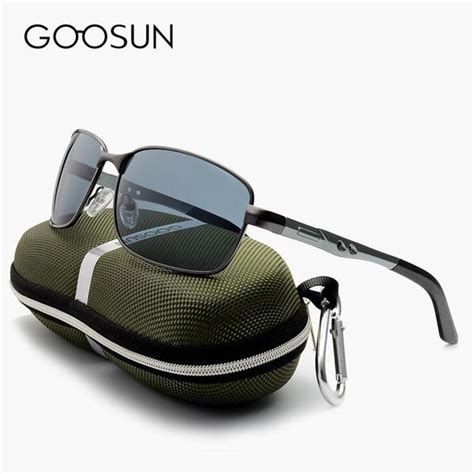 fuzweb aluminum magnesium new polarized men s sunglasses 2 color men driving sport goggle